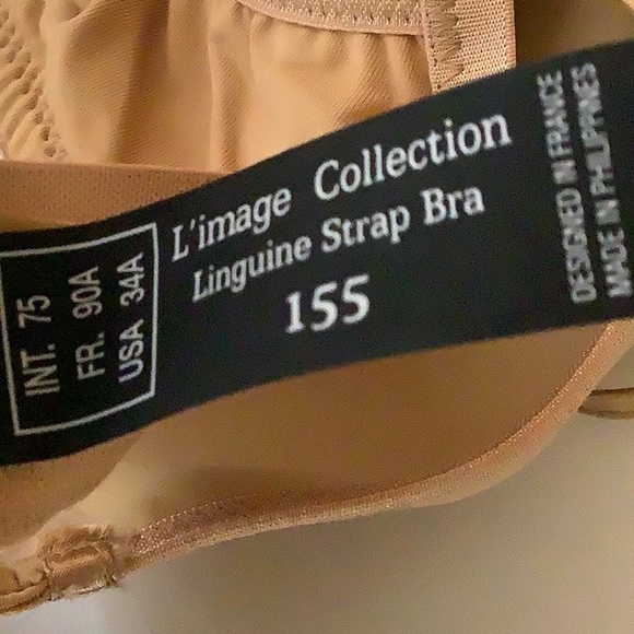 Le Mystere L’Image Linguine Strap Bra Size 34A New With Tags - Picture 8 of 8